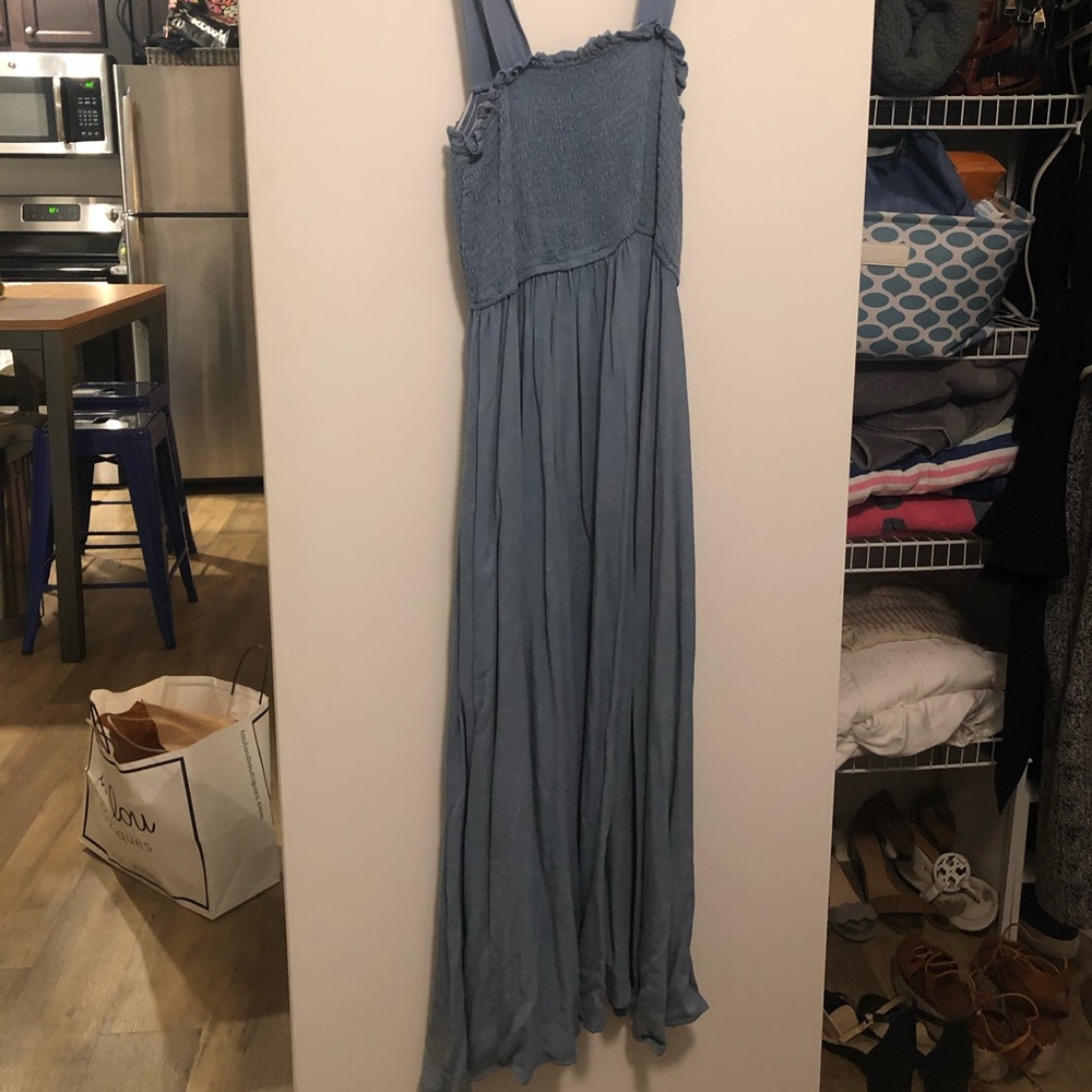 Blue maxi dress